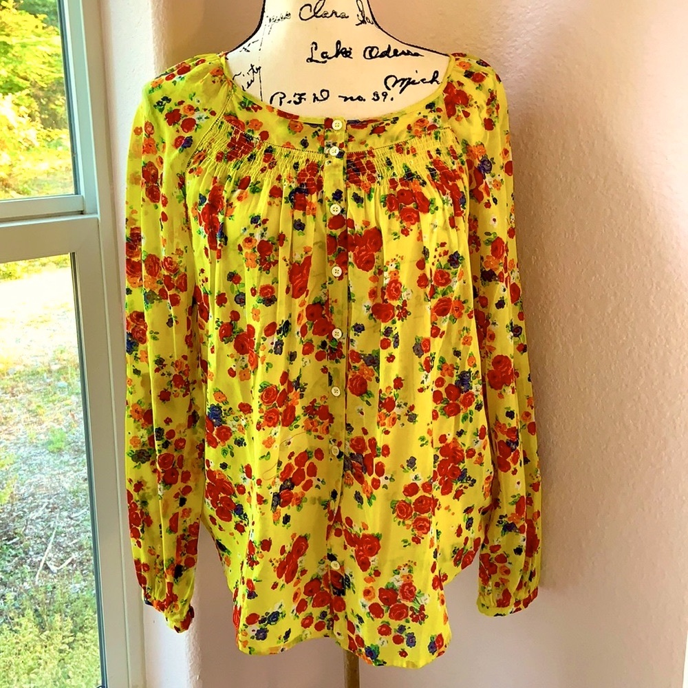 Anthropologie Postmark blouse